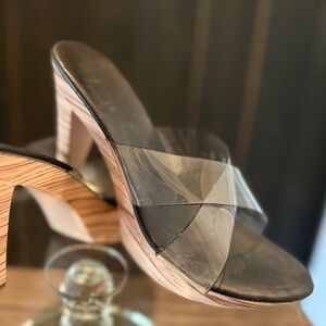 criss cross clear strap